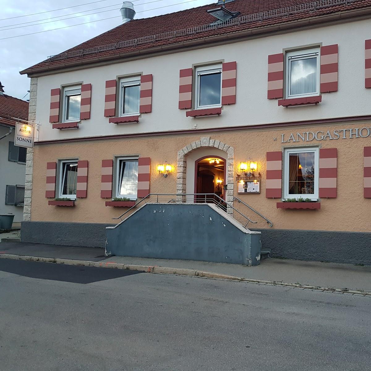 Restaurant "Landgasthof Sonne" in Haldenwang