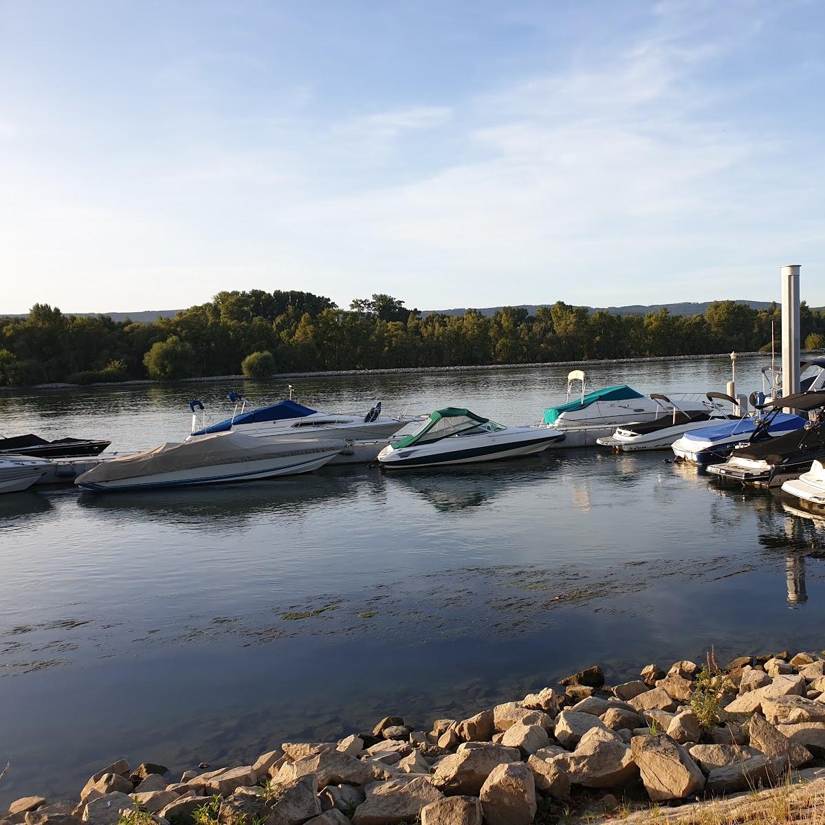 Restaurant "Inselrhein Heidenfahrt Campingplatz, Wein- und Biergarten" in  Rhein