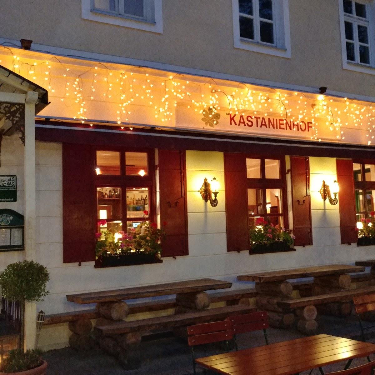 Restaurant "Gasthaus Kastanienhof" in  Aying