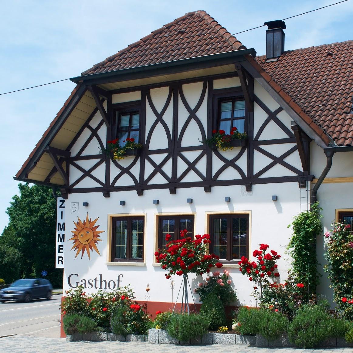 Restaurant "Gasthof zur Sonne," in  Röfingen