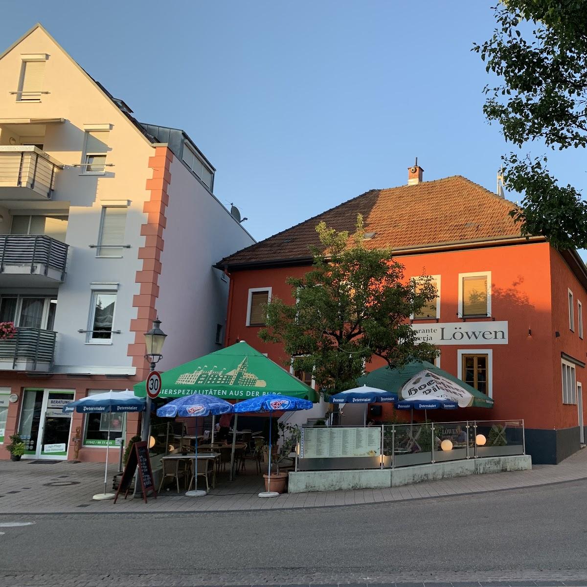 Restaurant "Löwen Pizzeria" in Kappelrodeck