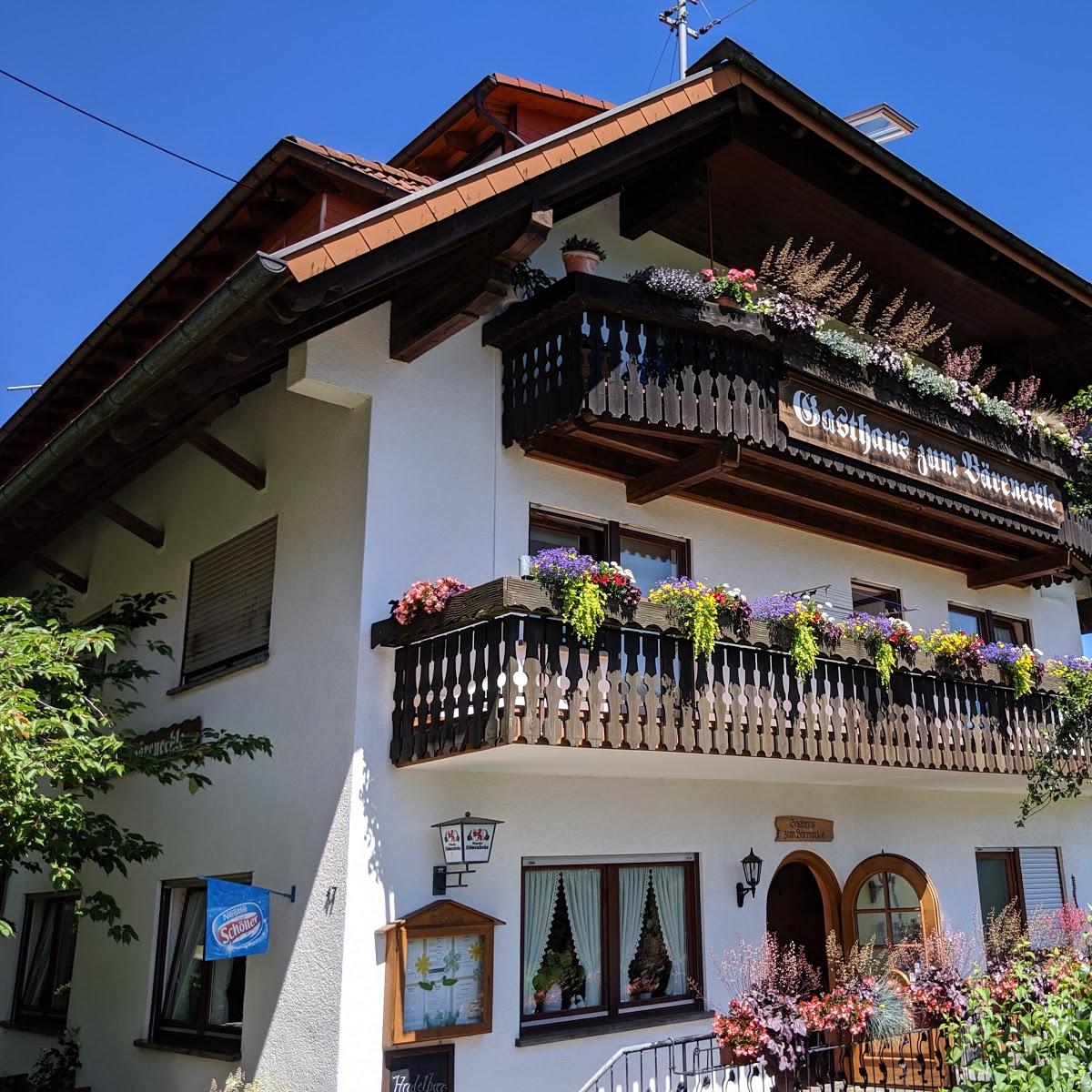 Restaurant "Gasthof Zum Bäreneckle" in  Biederbach