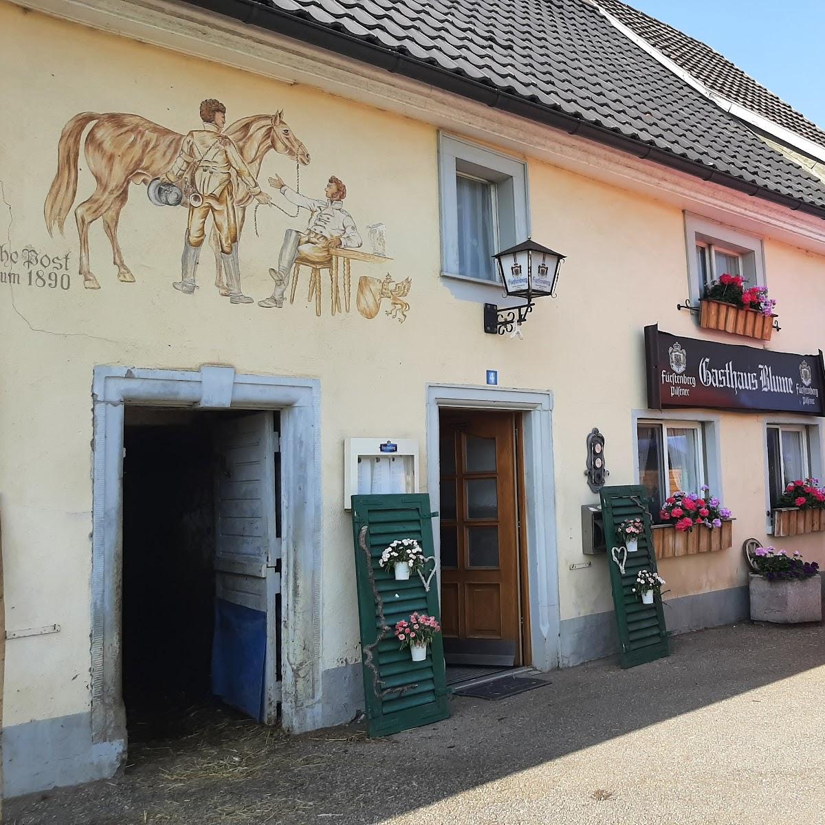 Restaurant "Gasthaus Blume" in Bräunlingen