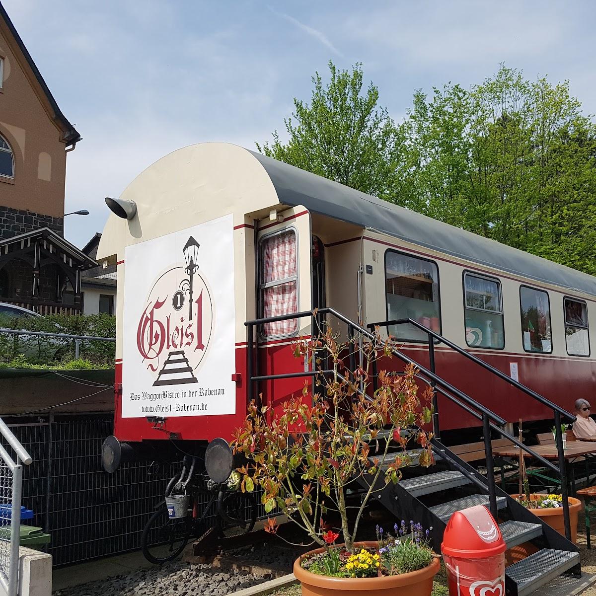 Restaurant "WaggonBistro Gleis 1" in Rabenau