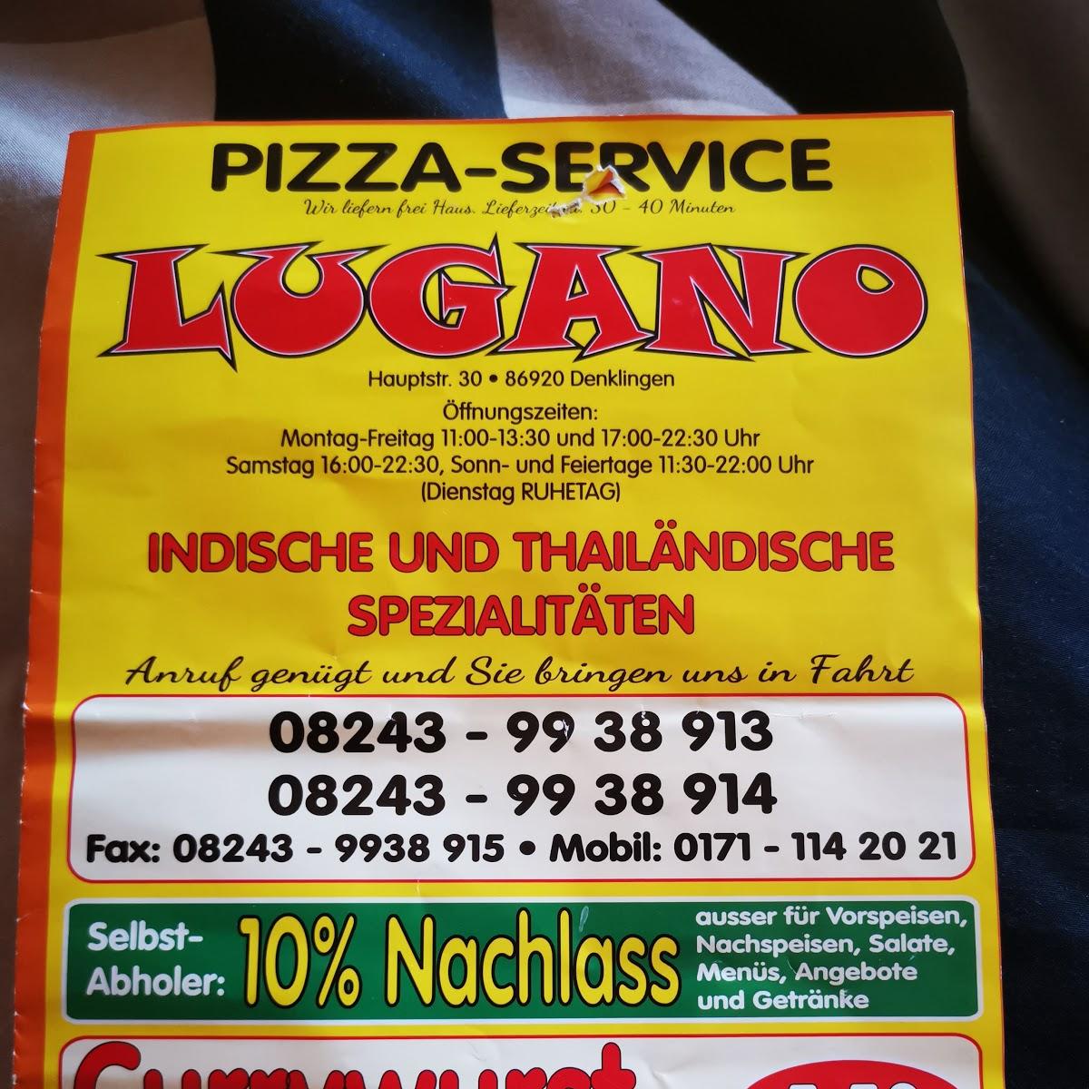 Restaurant "Pizza Service Lugano" in  Denklingen