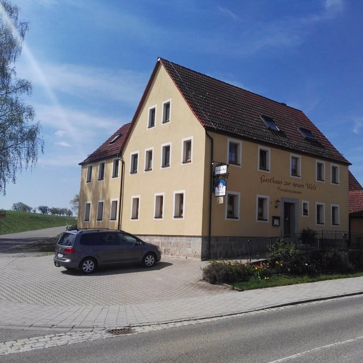 Restaurant "Gasthaus Pension Zur Neuen Welt" in  Steinsfeld