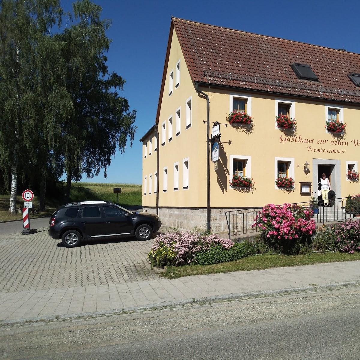 Restaurant "Gasthaus Pension Zur Neuen Welt" in Steinsfeld