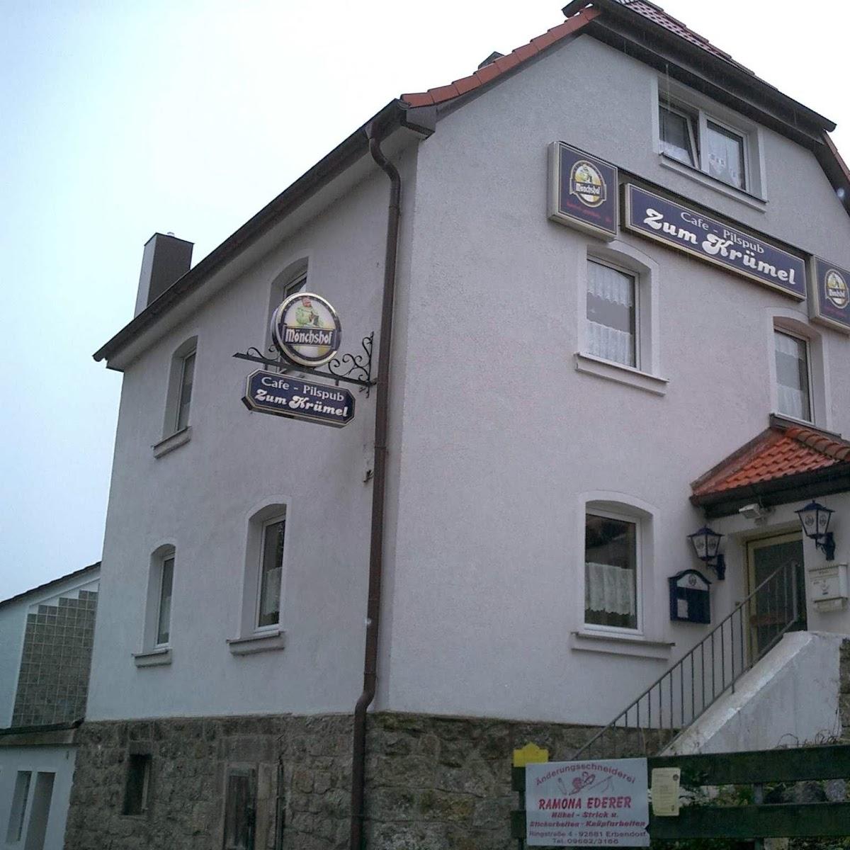 Restaurant "Cafe Pilspub Zum Krümel" in Erbendorf