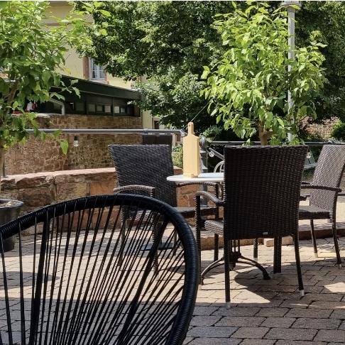 Restaurant "Café & Loungerie am Geopark" in Neckarsteinach