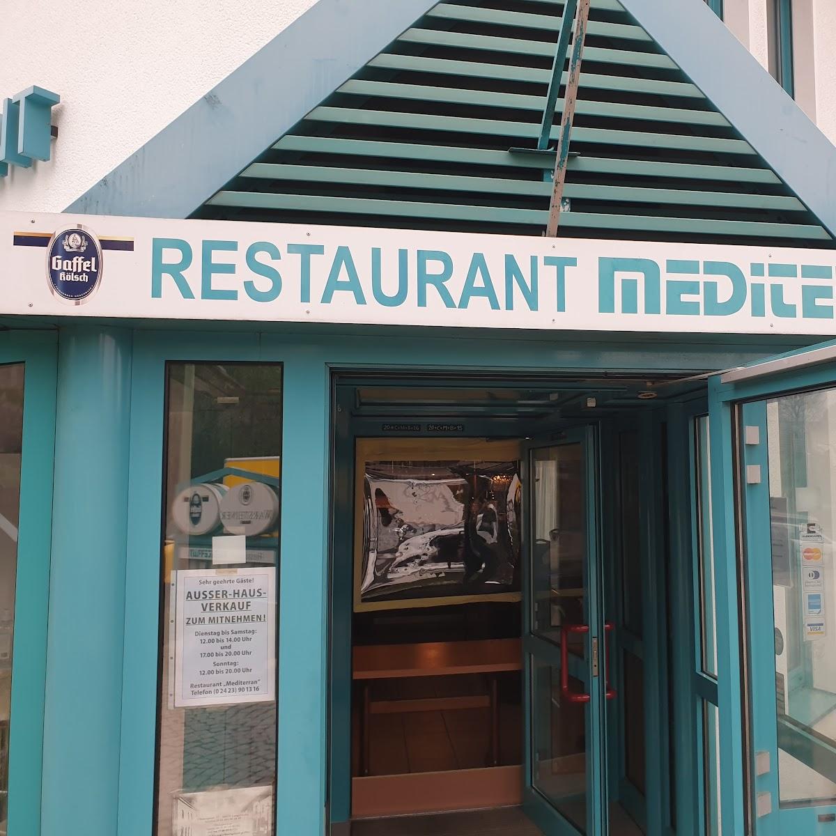 Restaurant "Gaststätte Mediterran" in Langerwehe