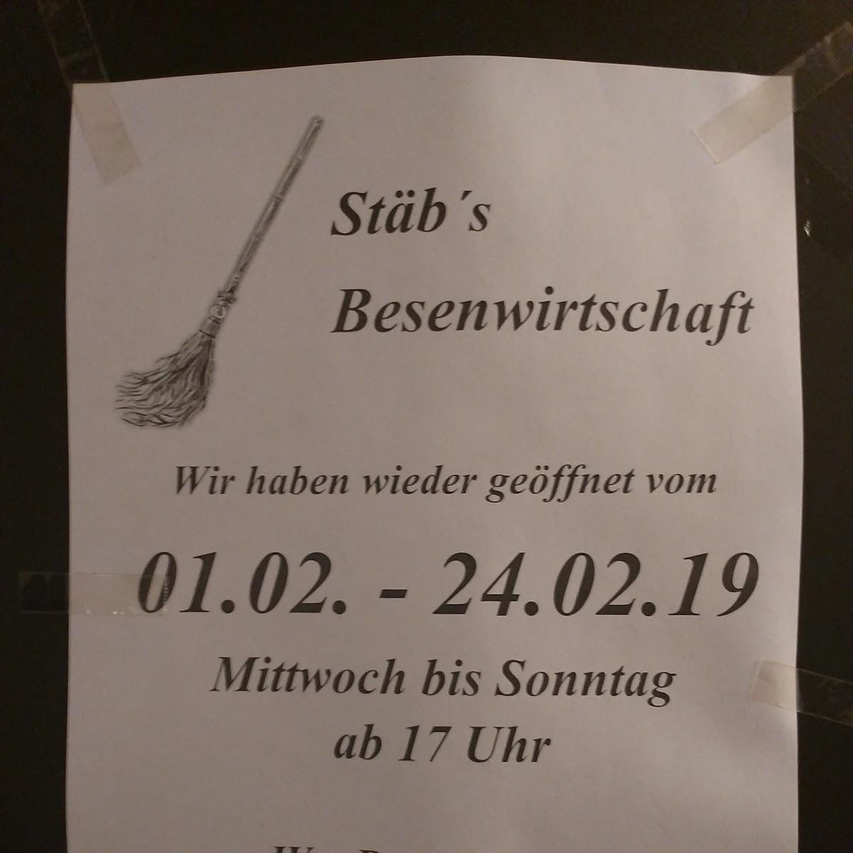 Restaurant "Gaststätte Besenwirtschaft Urschel Stäb" in  Beimerstetten