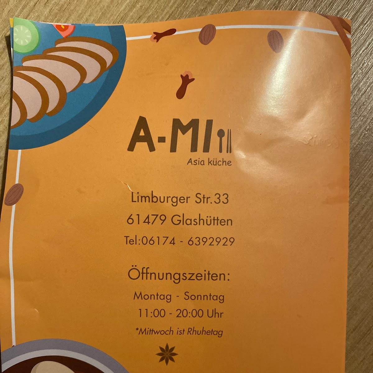 Restaurant "A-MI Asia Küche" in  Glashütten