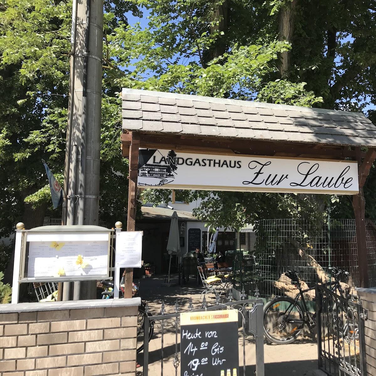 Restaurant "Landgasthaus Zur Laube" in Plötzkau