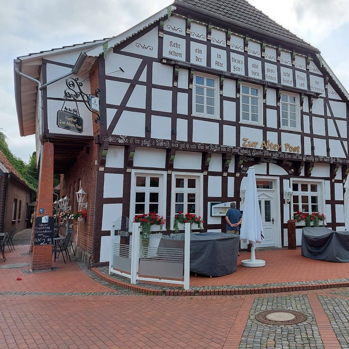 Restaurant "Gasthof zur Alten Post" in Hopsten