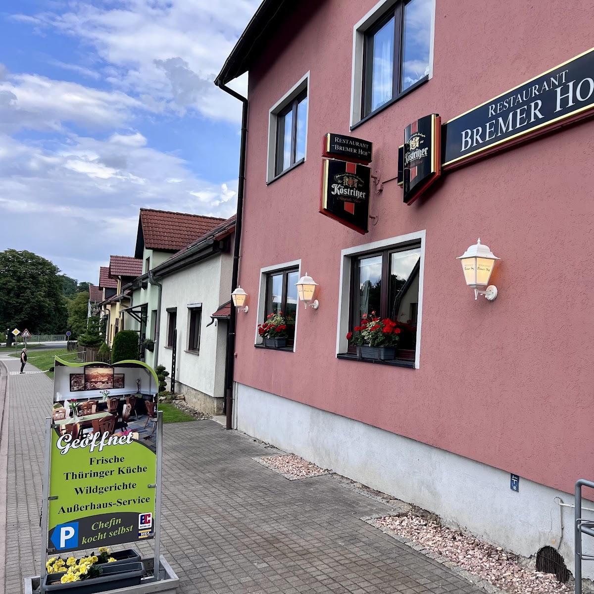 Restaurant "Bremer Hof" in Kranichfeld