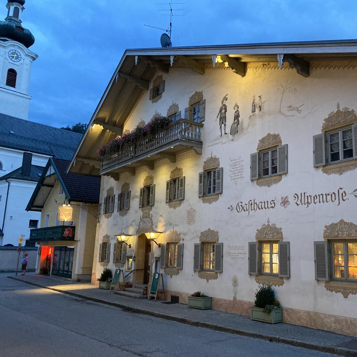 Restaurant "Alpenrose" in Oberaudorf