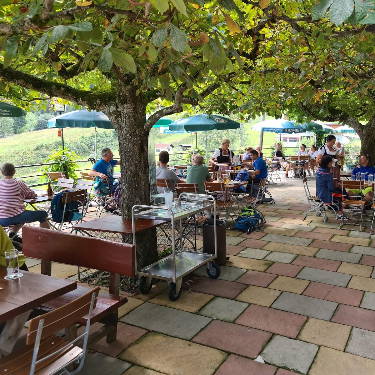Restaurant "Berggasthof Hocheck" in Oberaudorf