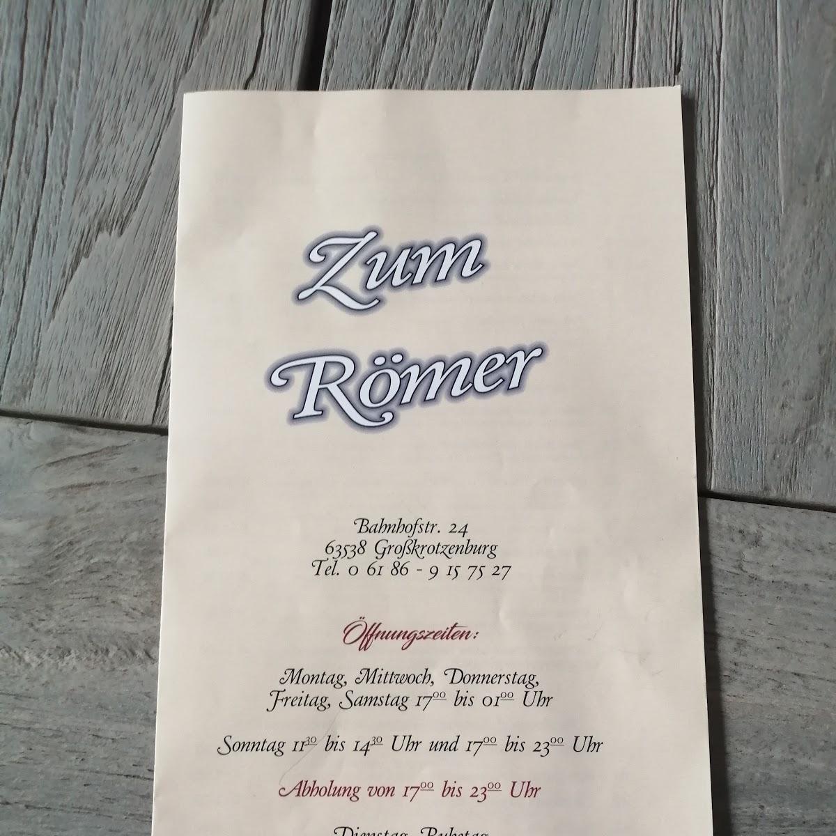 Restaurant "Restaurant Zum Römer" in  Großkrotzenburg