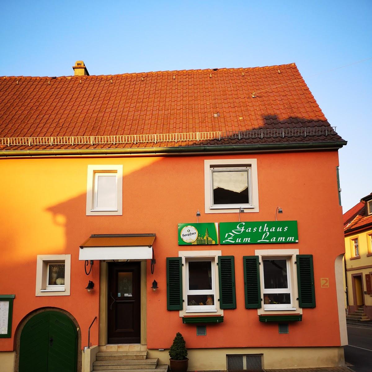 Restaurant "Metzgerei Gropp Gasthaus zum Lamm" in  Bretten