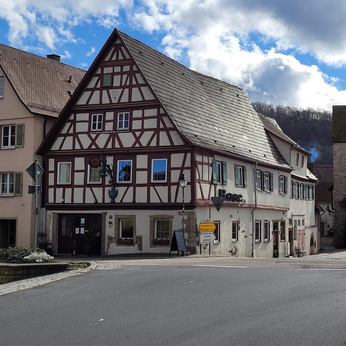 Restaurant "Gasthaus Rose" in Niedernhall