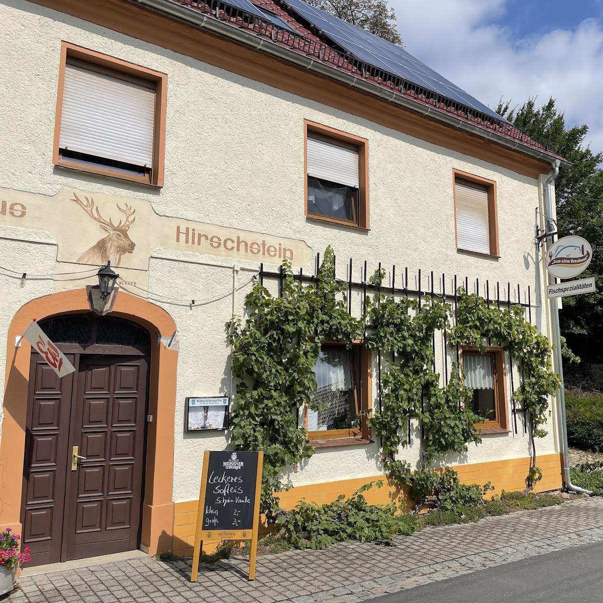 Restaurant "Gasthaus  Zum Alten Brauhaus " in Hirschstein