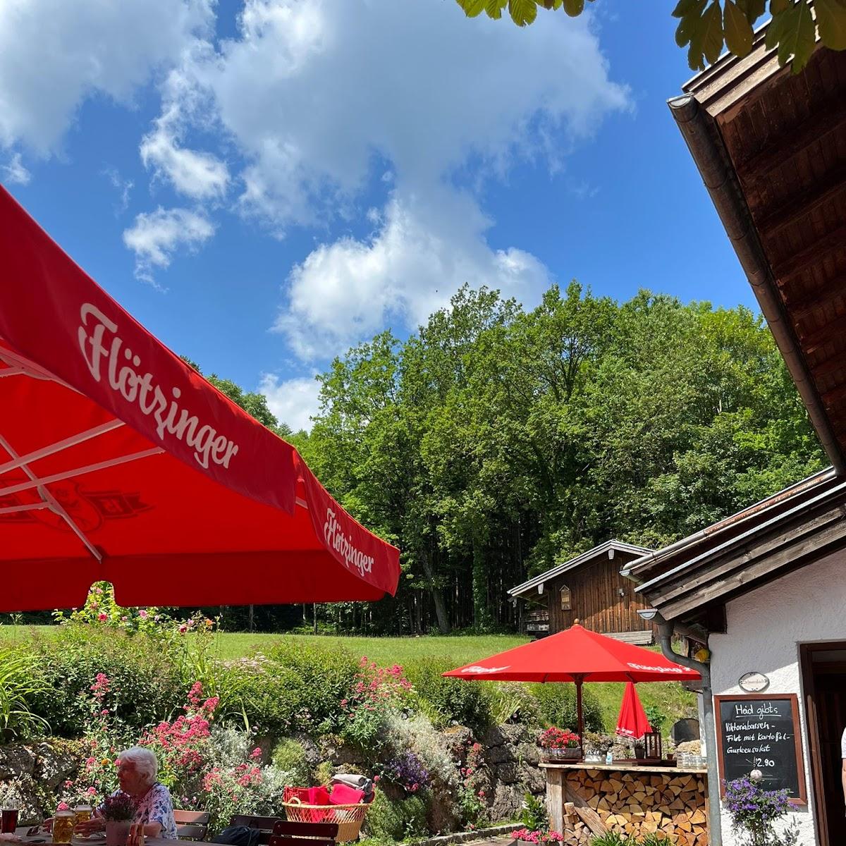 Restaurant "Gasthof Schwarzlack" in Brannenburg