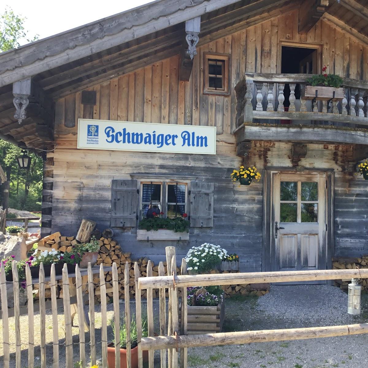 Restaurant "Schwaigeralm" in Fischbachau