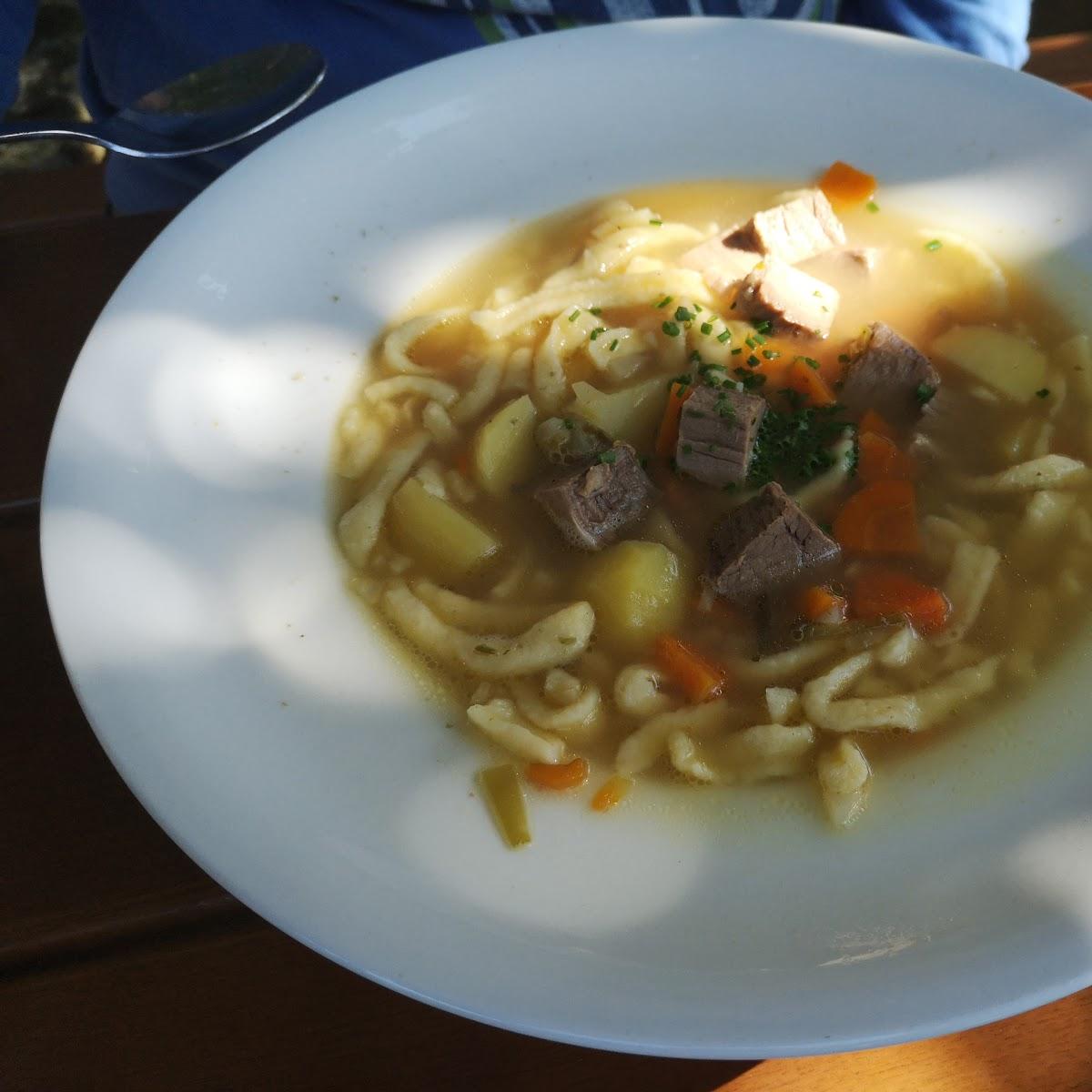 Restaurant "Bootshaus an der Lauter" in  Münsingen