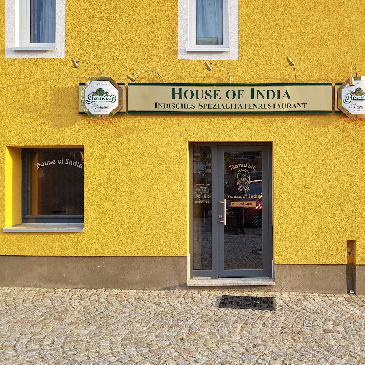 Restaurant "House of India Limbach" in Limbach-Oberfrohna