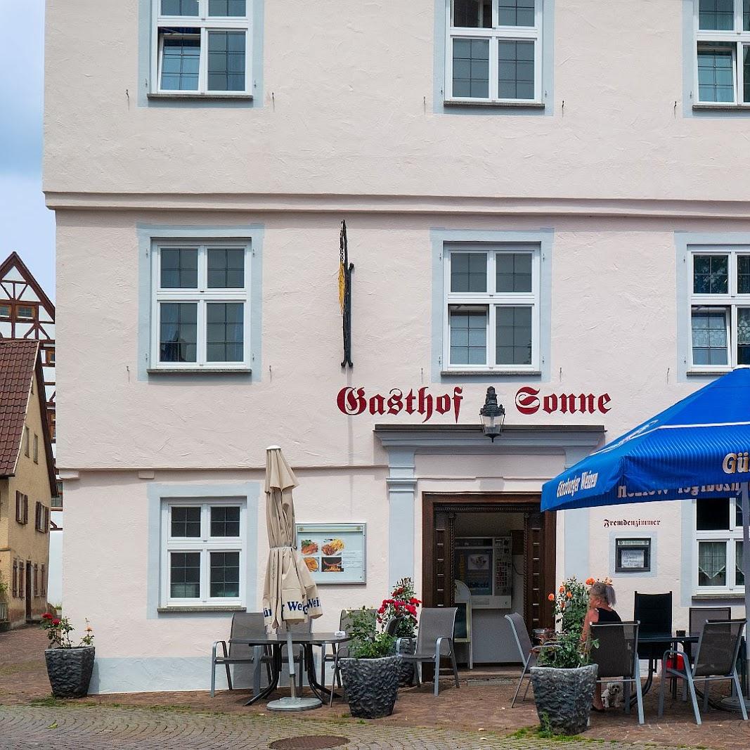 Restaurant "Gasthof Sonne Fremdenzimmer" in Schelklingen