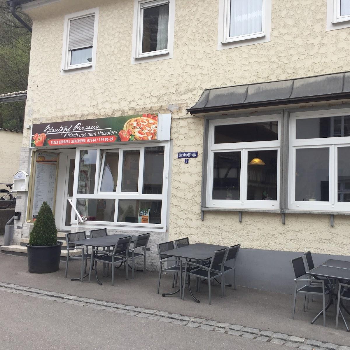 Restaurant "Blautopf Pizzeria," in Blaubeuren