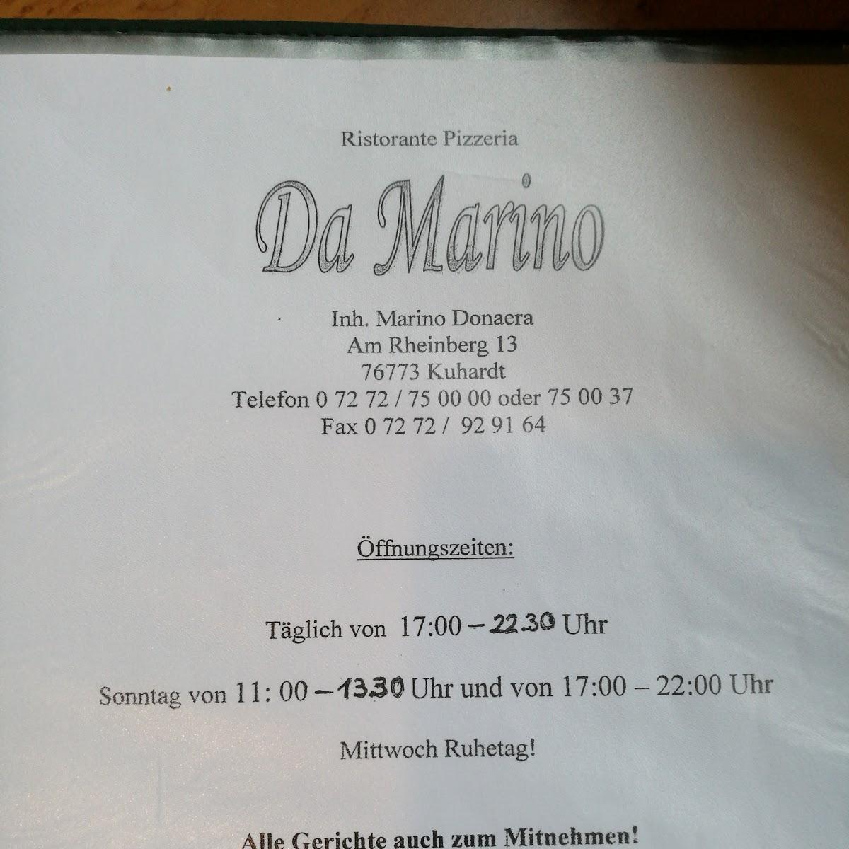Restaurant "Da Marino" in  Kuhardt