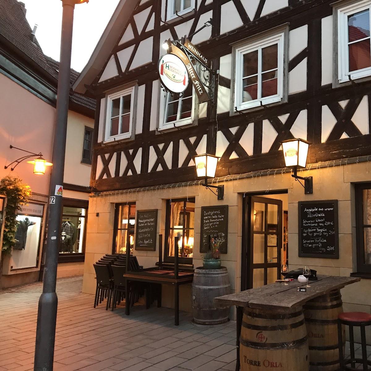 Restaurant "Weinhaus Alter Fritz" in Lichtenfels