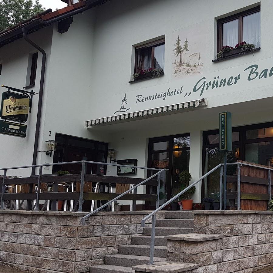 Restaurant "Hotel - Gaststätte Grüner Baum" in  Rennsteig