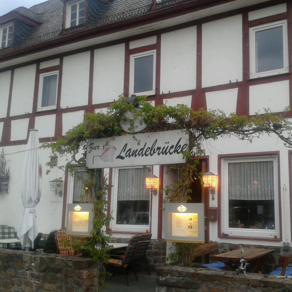 Restaurant "Zur Landebrücke" in Kaub