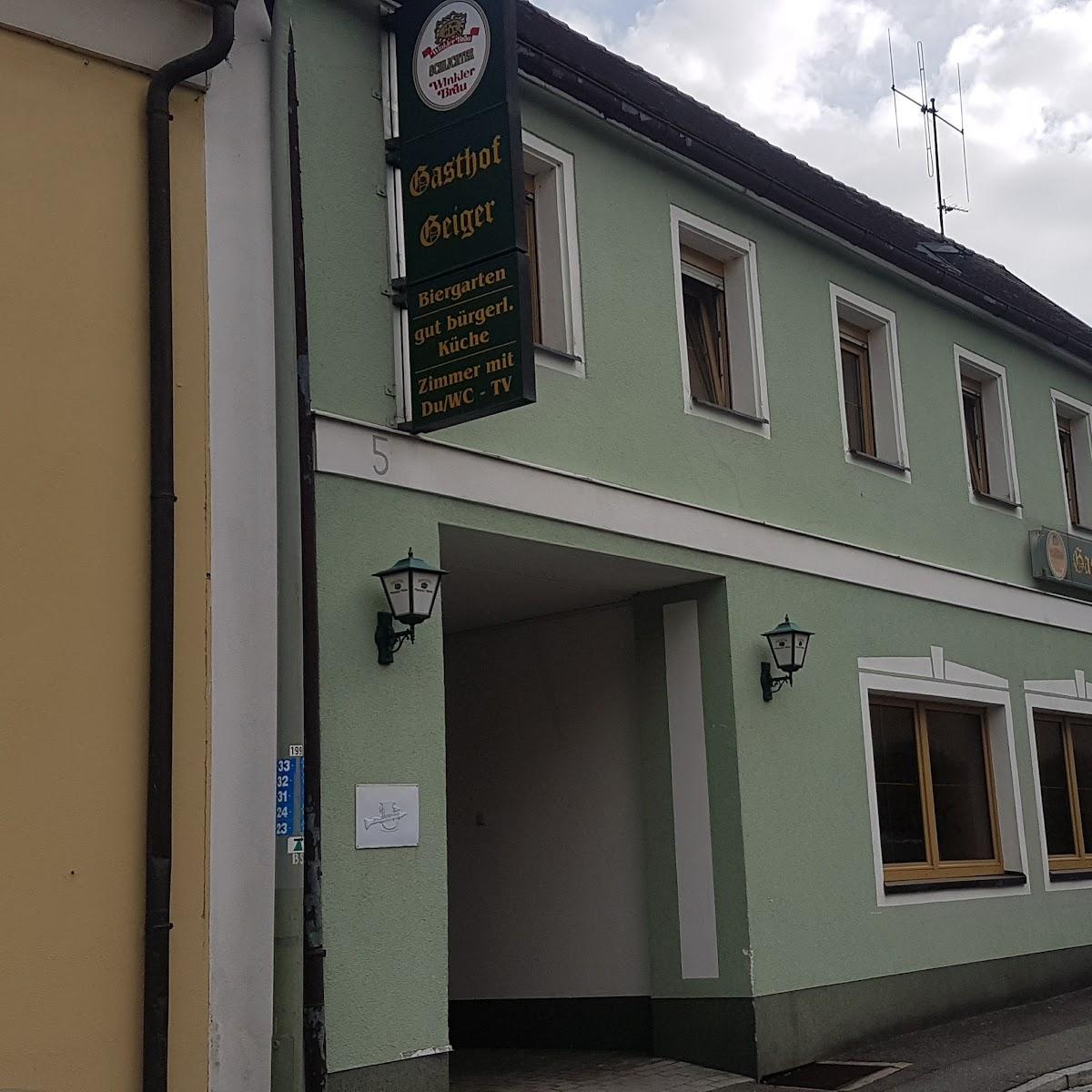 Restaurant "Geiger Gasthof & Pension" in Schnaittenbach