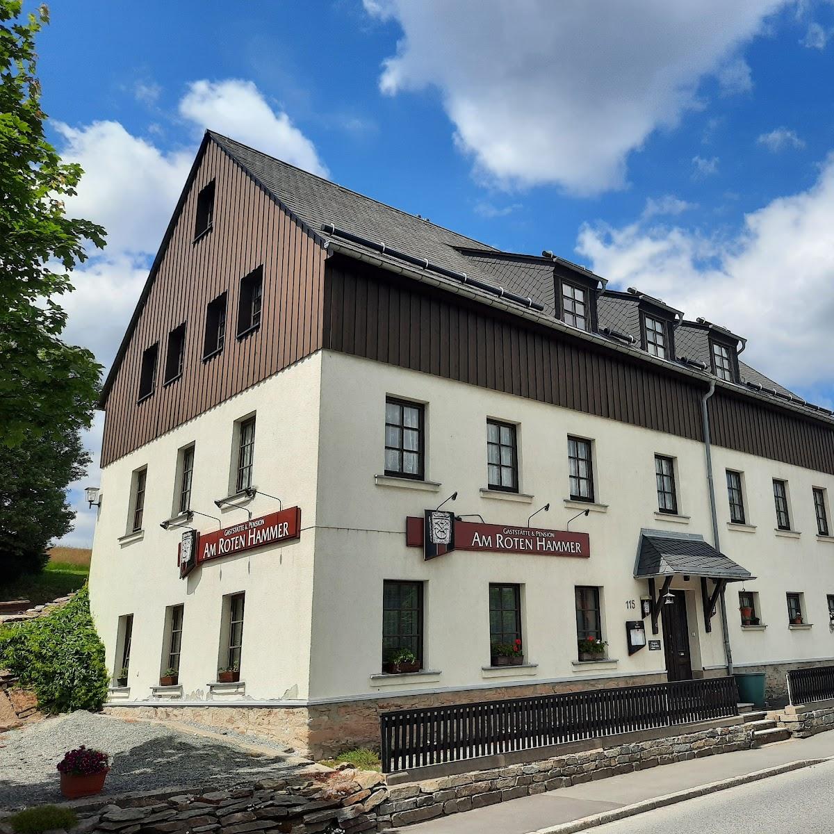 Restaurant "Gasthaus & Pension Am Roten Hammer" in Oberwiesenthal