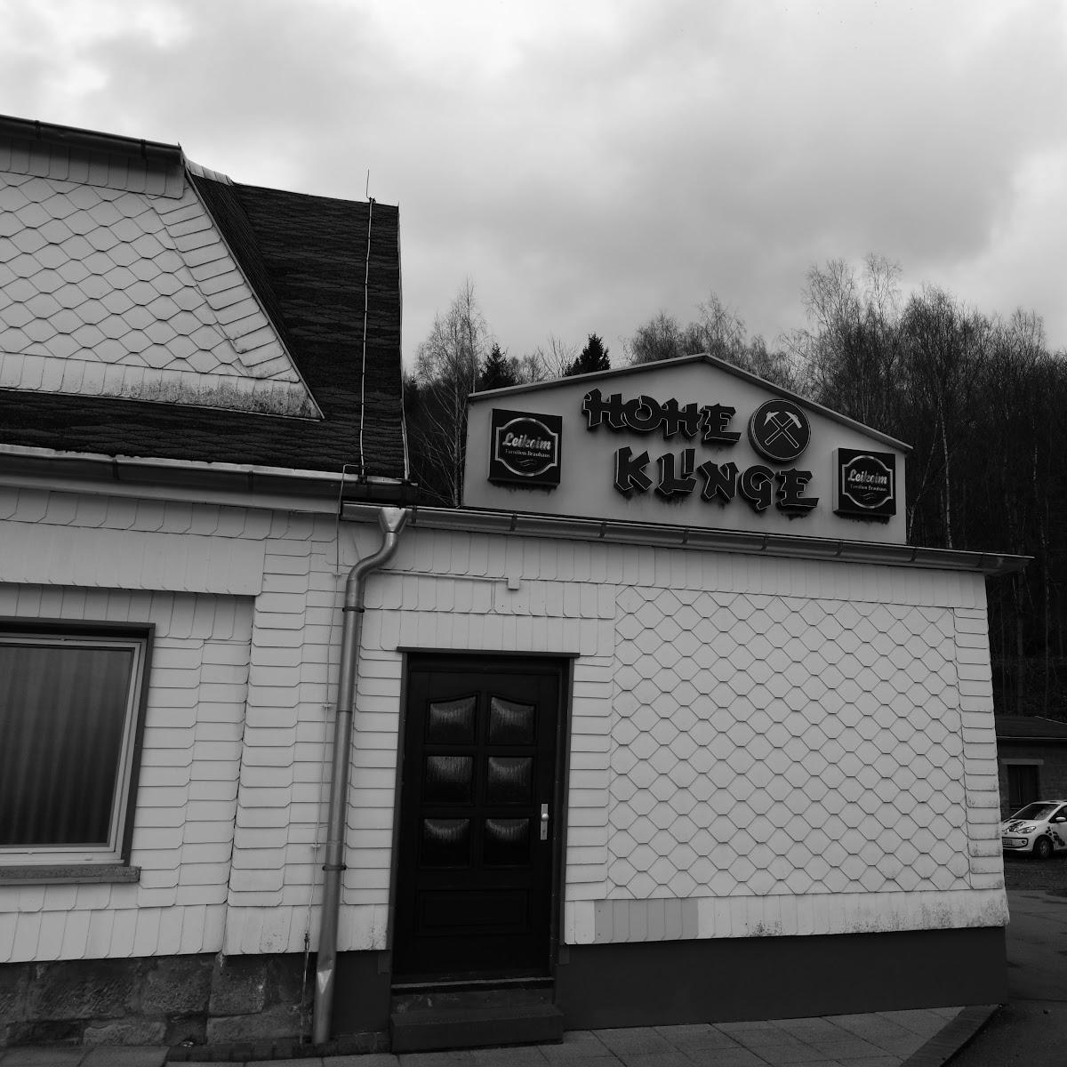 Restaurant "Berggasthof und Pension Hohe Klinge" in Trusetal