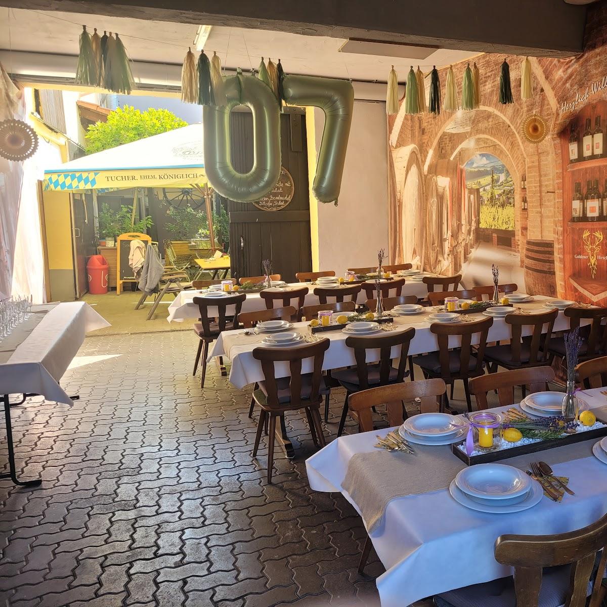 Restaurant "Gasthaus zum Goldenen Hirschen" in Kolitzheim