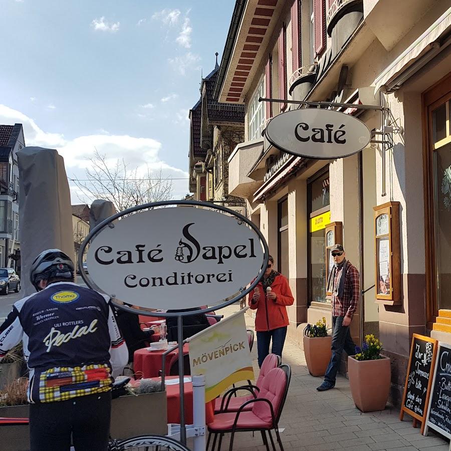Restaurant "Cafe Sapel" in Königsfeld im Schwarzwald
