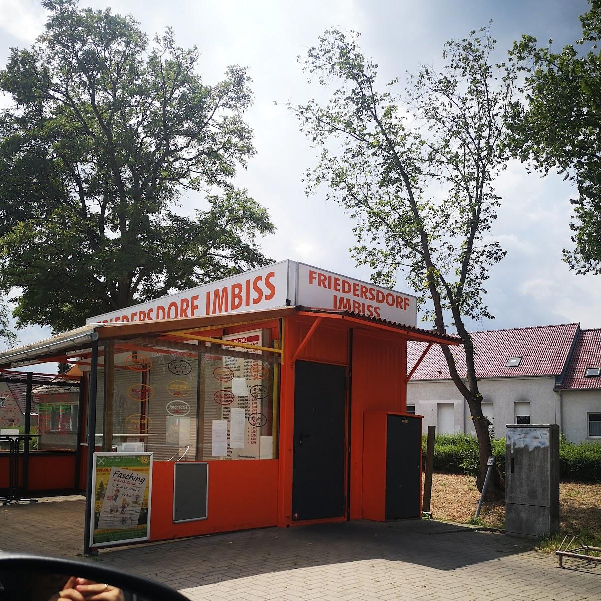 Restaurant "Friedersdorf Imbiss" in Heidesee