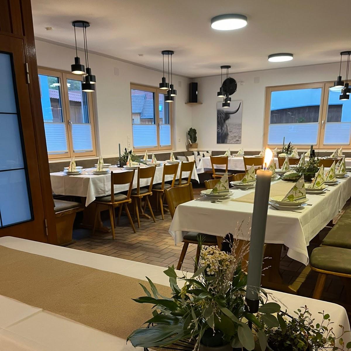 Restaurant "Gasthaus Menninger" in Hollstadt