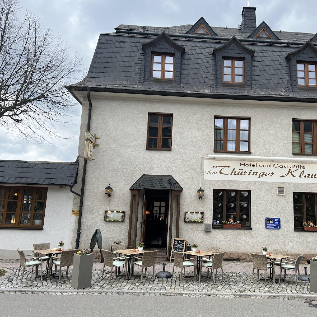 Restaurant "Neue Thüringer Klause | Hotel & Restaurant - Bad Schlema" in Aue-Bad Schlema