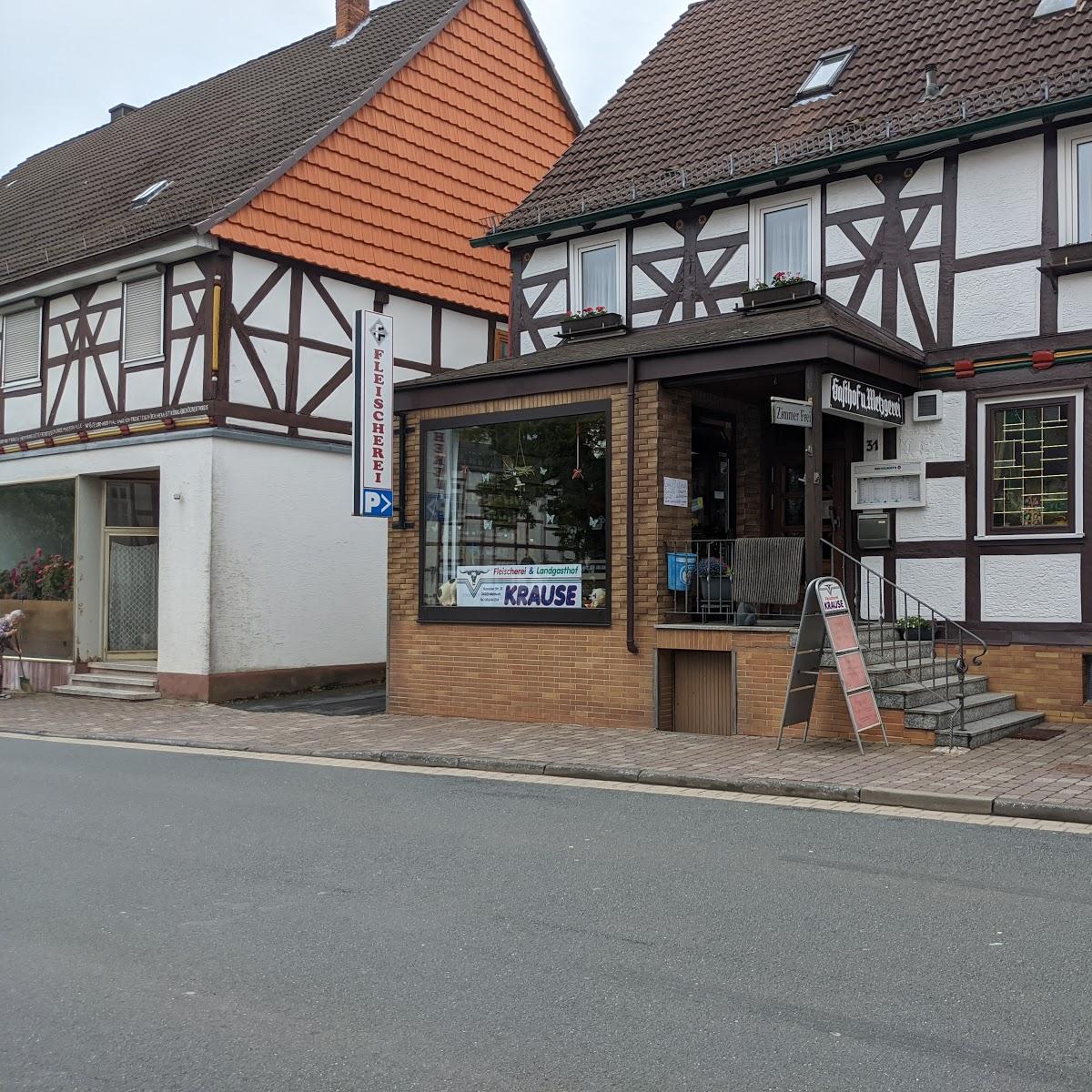 Restaurant "Metzgerei, Gastwirtschaft und Pension Krause" in  Waldeck