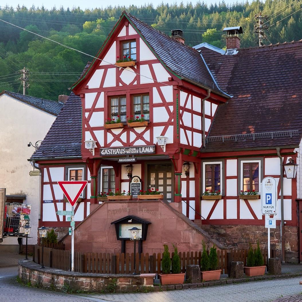 Restaurant "Gaststätte Zum weissen Lamm" in  Heiligkreuzsteinach