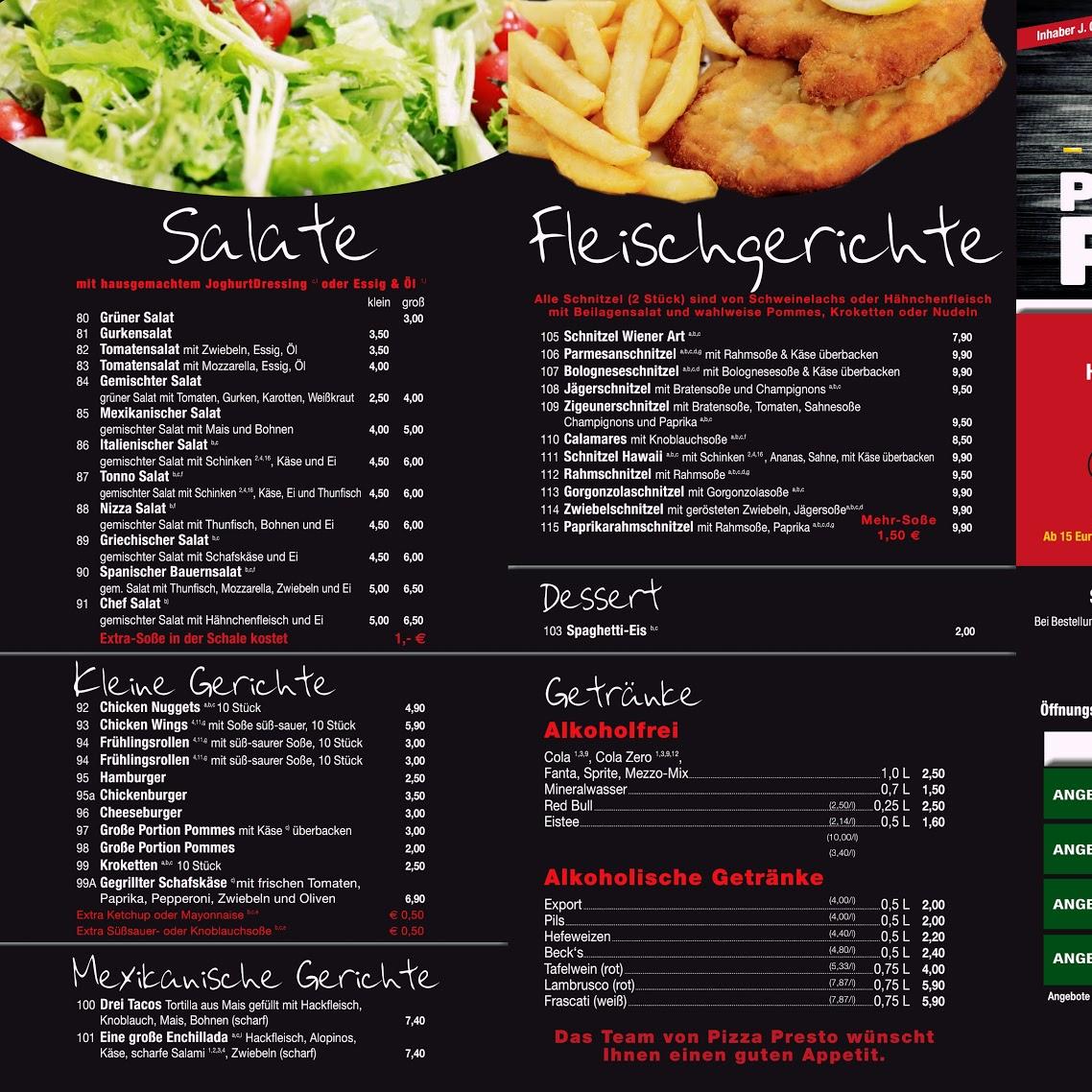 Restaurant "Pizza Presto Edingen" in  Edingen-Neckarhausen