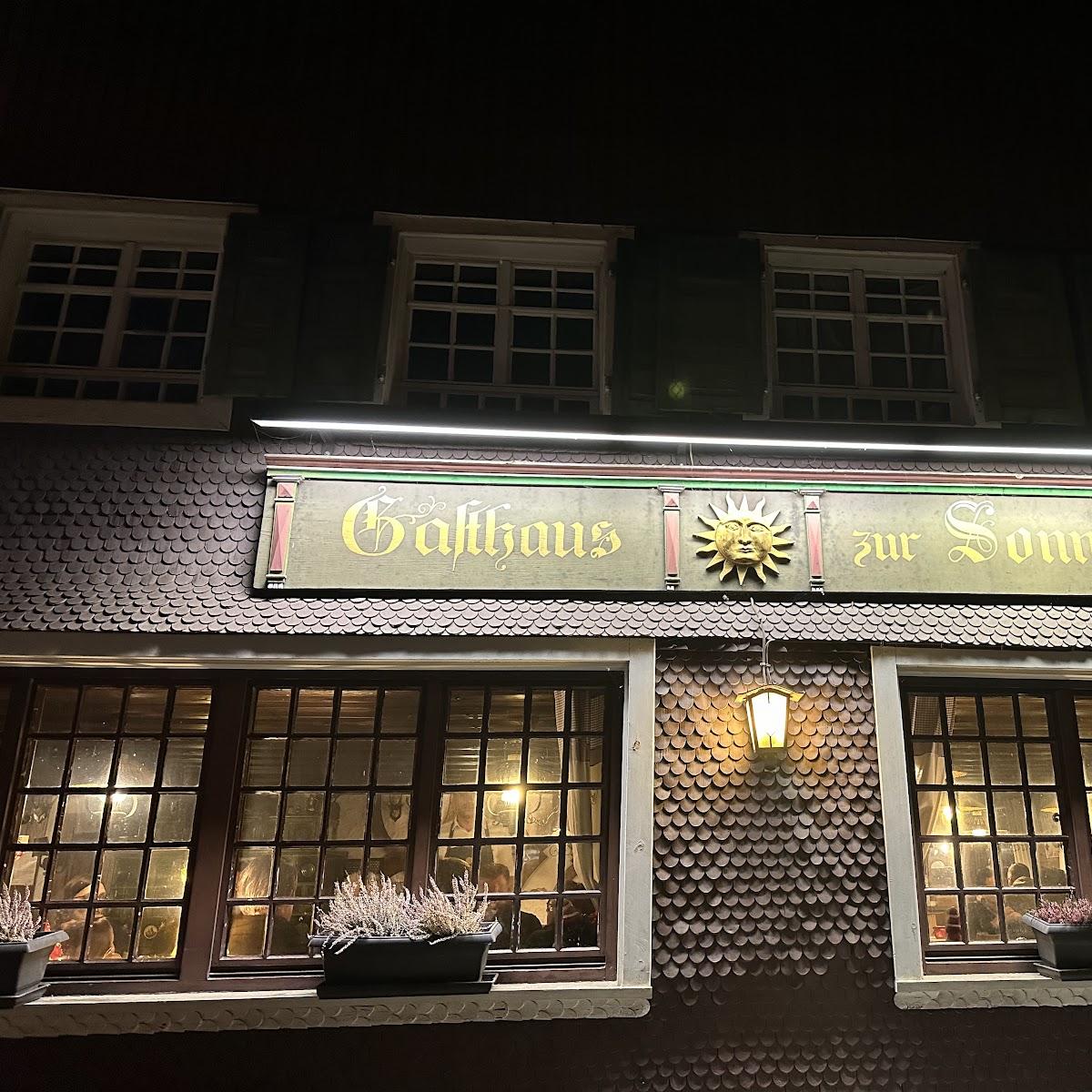 Restaurant "Restaurante Sonne" in Simonswald