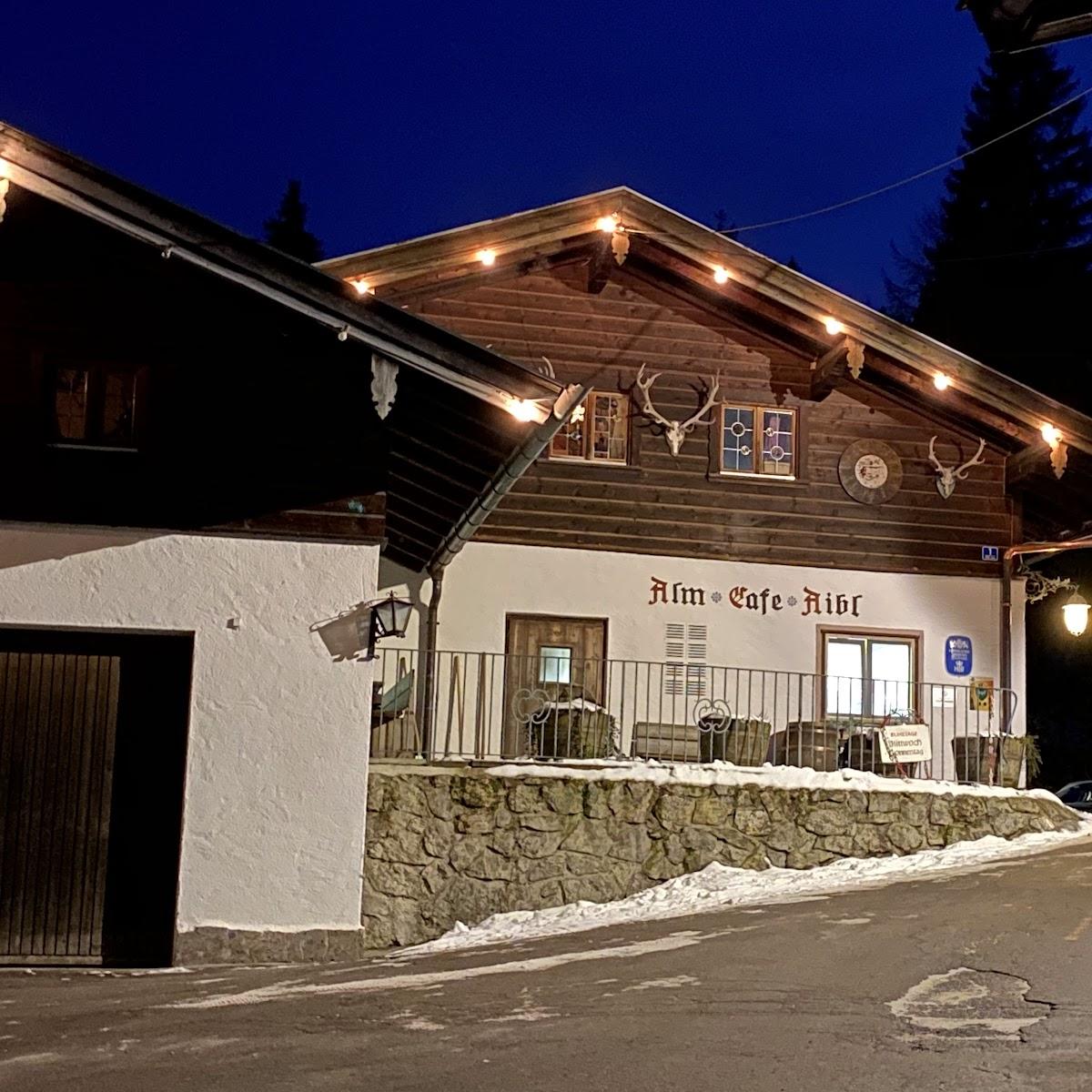 Restaurant "Wirtshaus Aibl Alm" in Kreuth