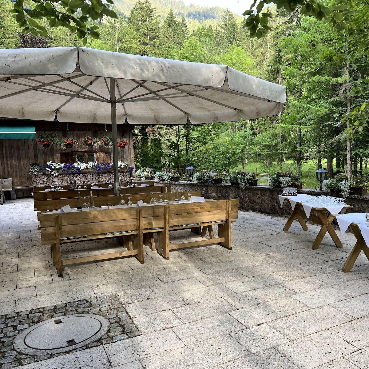 Restaurant "Weissachalm" in Kreuth