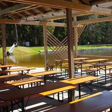Restaurant "Kiosk-Biergarten am Waldbad" in  Hemau